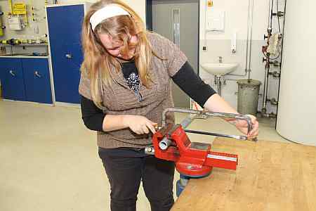 Mit Begeisterung waren die Ssch&uuml;ler bei der Sache.